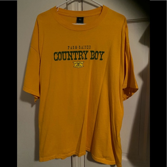 John Deere Other - John Deere FARM-RAISED COUNTRY BOY TShirt XLarge